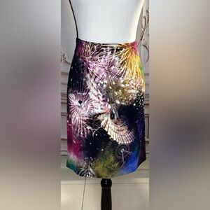 NWOT Roberto Cavalli Fireworks Pencil Skirt